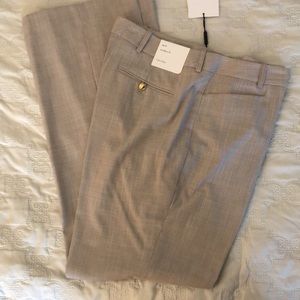 CALVIN KLEIN Tan Plaid Modern Fit Dress Pants NWT
